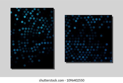 Light BLUEvector layout for Leaflets. Web interface on abstract background with colorful gradient. Beautiful design for cover of notepads.