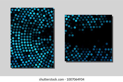 Light BLUEvector pattern for posters. Abstract booklet on colored background with gradient. Beautiful design for cover of notepads.
