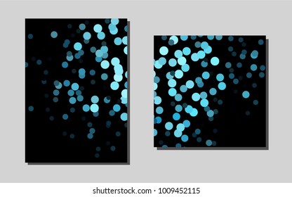 Light BLUEvector pattern for posters. Abstract booklet on colored background with gradient. Beautiful design for cover of notepads.