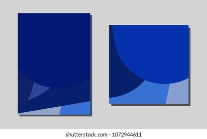 Light BLUEvector pattern for posters. Abstract booklet on colored background with gradient. Pattern for ads, leaflets, labels of your business.