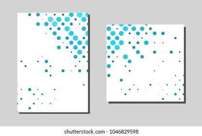 Light BLUEvector pattern for posters. Beautiful colored sample in A4 size. Pattern for ads, leaflets, labels of your business.