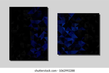 Light BLUEvector pattern for posters. Blurred decorative design in abstract style with textbox. Pattern for ads, leaflets, labels of your business.