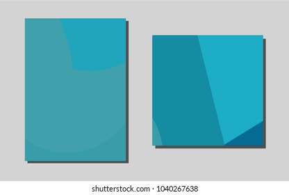 Light BLUEvector pattern for posters. Booklet with textbox on colorful abstract background. The pattern can be used for any ad, booklets.