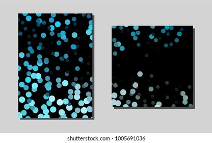 Light BLUEvector pattern for posters. Glitter abstract design concept with text box. Pattern can be used as a template for calendars.