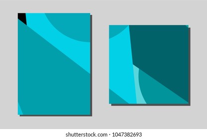 Light BLUEvector pattern for posters. Glitter abstract design concept with text box. The pattern can be used for any ad, booklets.