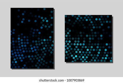 Light BLUEvector pattern for posters. Modern abstract design concept with colorful gradient. Pattern can be used as a template for calendars.
