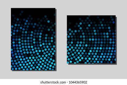 Light BLUEvector pattern for posters. Modern abstract design concept with colorful gradient. Completely new template for your brand book.