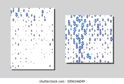 Light BLUEvector pattern for posters. Web interface on abstract background with colorful gradient. Completely new template for your brand book.