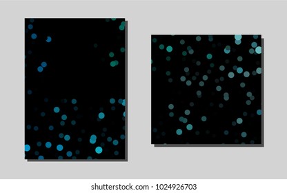 Light BLUEvector pattern for posters. Web interface on abstract background with colorful gradient. Beautiful design for cover of notepads.