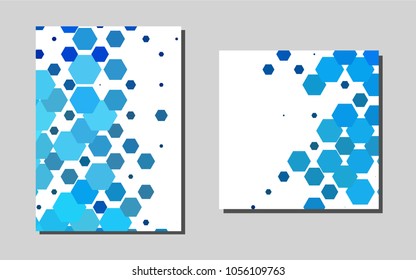 Light BLUEvector pattern for posters. Web interface on abstract background with colorful gradient. Pattern for beautiful business cards, folders.