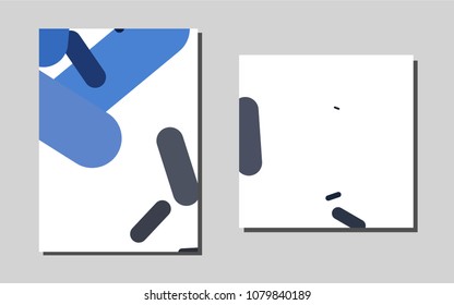 Light BLUEvector pattern for posters. Web interface on abstract background with colorful gradient. Beautiful design for cover of notepads.