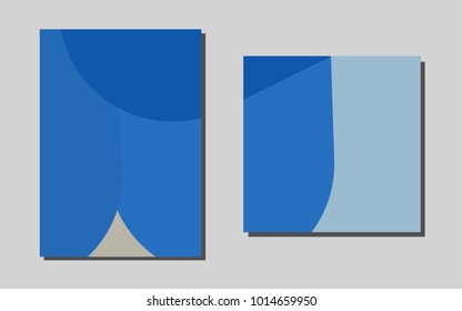 Light BLUEvector template for landing pages. Blurred decorative design in abstract style with textbox. New design for a poster, banner of your website.