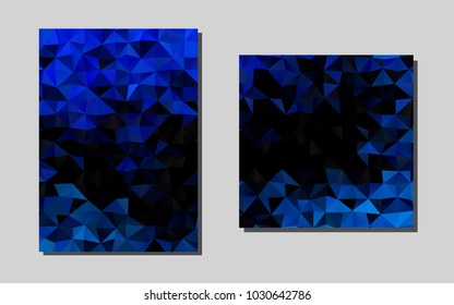 Light BLUEvector template for landing pages. Booklet with textbox on colorful abstract background. Completely new template for your brand book.