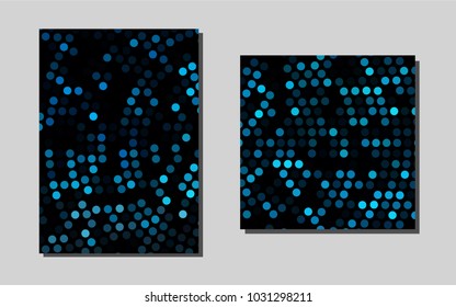 Light BLUEvector template for landing pages. Web interface on abstract background with colorful gradient. Pattern for beautiful business cards, folders.