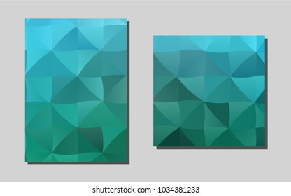 Light BLUEvector template for landing pages. Blurred decorative design in abstract style with textbox. The pattern can be used for any ad, booklets.