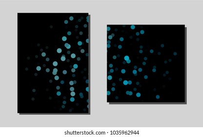 Light BLUEvector template for landing pages. Abstract booklet on colored background with gradient. Beautiful design for cover of notepads.