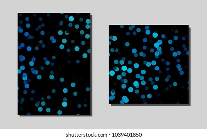 Light BLUEvector template for landing pages. Abstract booklet on colored background with gradient. The pattern can be used for any ad, booklets.
