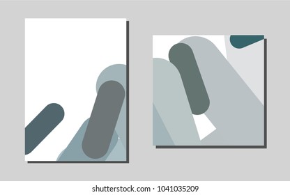 Light BLUEvector template for landing pages. Glitter abstract design concept with text box. Beautiful design for cover of notepads.