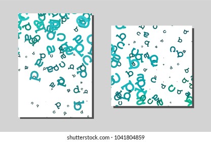 Light BLUEvector template for landing pages. Modern abstract design concept with colorful gradient. Pattern for ads, leaflets, labels of your business.