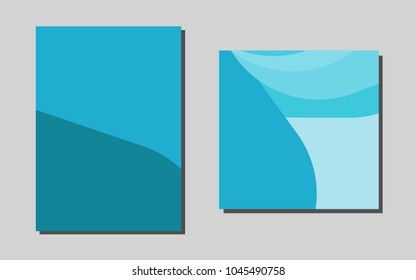 Light BLUEvector template for landing pages. Blurred decorative design in abstract style with textbox. Pattern can be used as a template for calendars.