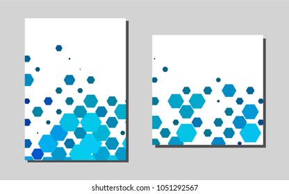 Light BLUEvector template for landing pages. Modern abstract design concept with colorful gradient. Pattern for ads, leaflets, labels of your business.