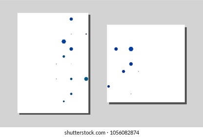 Light BLUEvector template for landing pages. Modern abstract design concept with colorful gradient. Completely new template for your brand book.