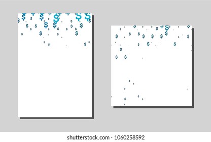 Light BLUEvector template for landing pages. Modern abstract design concept with colorful gradient. Pattern for ads, leaflets, labels of your business.