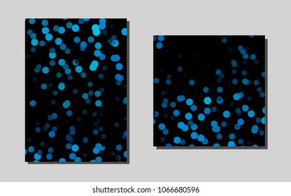 Light BLUEvector template for landing pages. Blurred decorative design in abstract style with textbox. Beautiful design for cover of notepads.