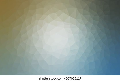 Light blue-yellow abstract mosaic background. Glitter abstract illustration with an elegant design. Brand-new design for your business.