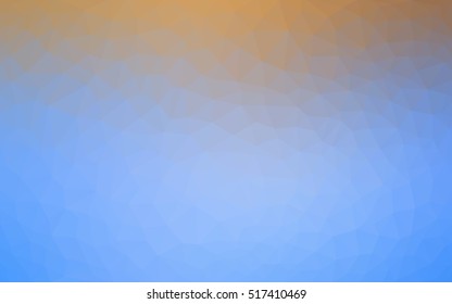 Light blue-yellow abstract mosaic background. Glitter abstract illustration with an elegant design. A completely new design for your business.