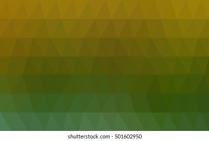 Light blue-yellow abstract mosaic pattern. Colorful illustration in abstract style with gradient. The best triangular design for your business.