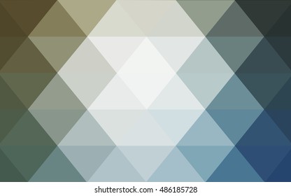 Light blue-yellow abstract polygonal template. A completely new color illustration in a vague style. Brand-new design for your business.