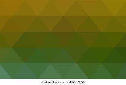 Light blue-yellow abstract polygonal template. An elegant bright illustration with gradient. Triangular pattern for your business design.