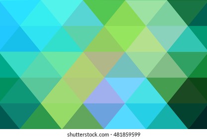 Light blue-yellow low poly background. Creative geometric illustration in Origami style with gradient. The textured pattern can be used for background.