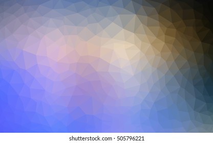 Light blue-yellow low poly background. Brand-new colored illustration in blurry style with gradient. A new texture for your design.