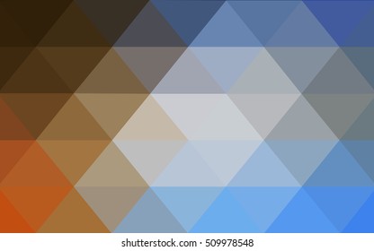 Light blue-yellow polygon abstract template. An elegant bright illustration with gradient. A completely new design for your business.