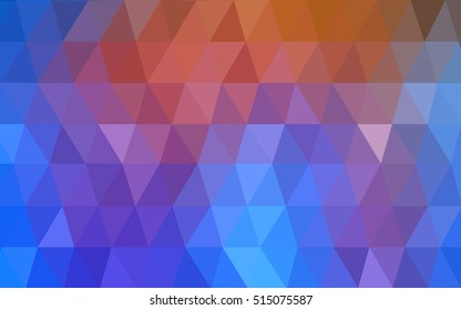 Light blue-yellow polygon abstract template. A completely new color illustration in a vague style. A new texture for your design.