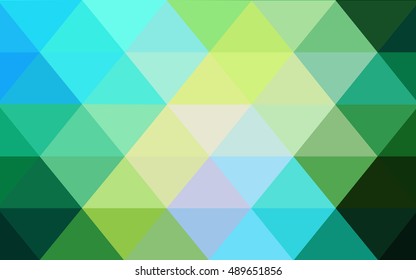 Light blue-yellow polygonal background. A completely new color illustration in a vague style. The template can be used as a background for cell phones.