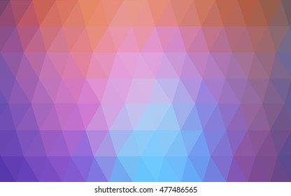 Light blue-yellow polygonal background. A vague abstract illustration with gradient. Brand-new design for your business.