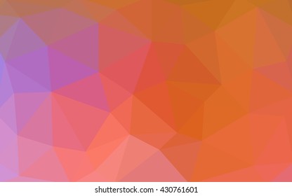 Light blue-yellow polygonal illustration, which consist of triangles. Triangular design for your business. Geometric background in Origami style with gradient.