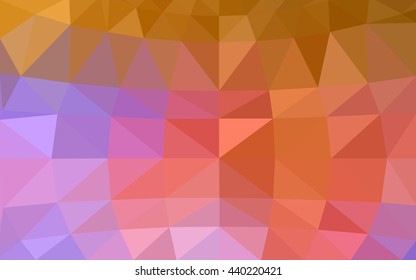 Light blue-yellow polygonal illustration, which consist of triangles. Triangular design for your business. Geometric background in Origami style with gradient.
