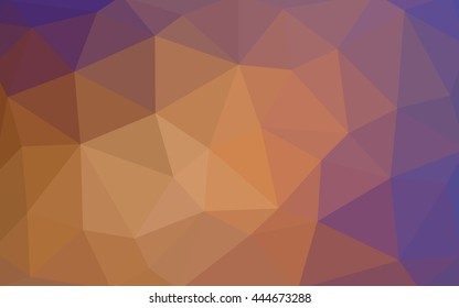 Light blue-yellow polygonal illustration, which consist of triangles. Triangular design for your business. Geometric background in Origami style with gradient.