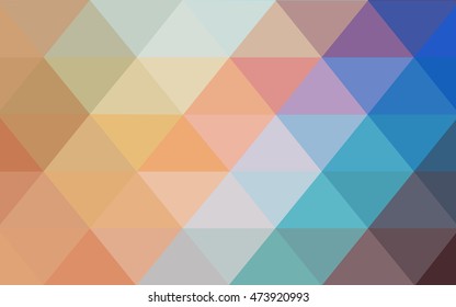 Light blue-yellow polygonal template. Shining colored illustration in a brand-new style. The elegant pattern can be used as part of a brand book.