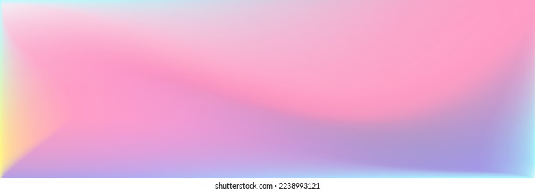 Light Blurred Fluid Dynamic Smooth Surface. Liquid Vivid Curve Water Color Gradient Mesh. Pastel Sunrise Rainbow Sky Wavy Gradient Backdrop. Bright Colorful Sunset Vibrant Multicolor Wallpaper.