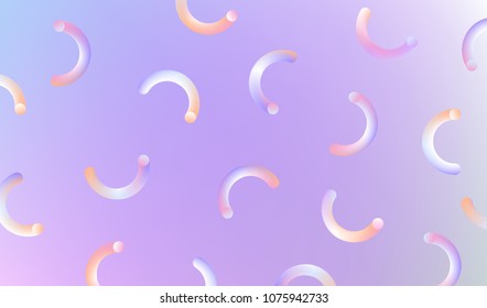 Light blurred gradient banner with abstract geometric shapes Lavender pastel background Creative design for posters banners flyers presentation covers etc Vector EPS10