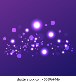 Light bokeh abstract background, design element can be used for backdrop, poster, postcard, template, brochure, leaflet, vector illustration