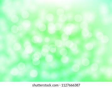 light bokeh abstract color green blur background graphic design