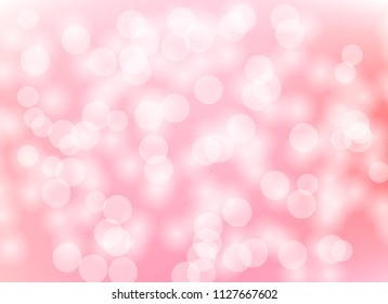 light bokeh abstract color pink blur background graphic design