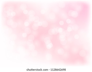 light bokeh abstract color pink blur background graphic design