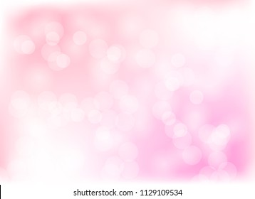 light bokeh abstract color pink blur background graphic design